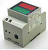DIN rail volt-ampere meter